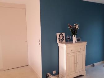 Cordier Christophe Peinture murale bleue