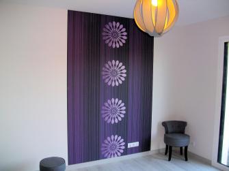 Cordier Christophe Tapisserie violette d�corative